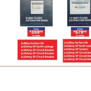 Circuit breaker at Africa Cash and Carry