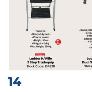 Ladder at Africa Cash and Carry