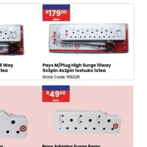 Plug at Africa Cash and Carry