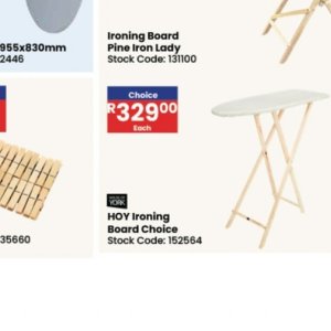 Ironing board at Africa Cash and Carry