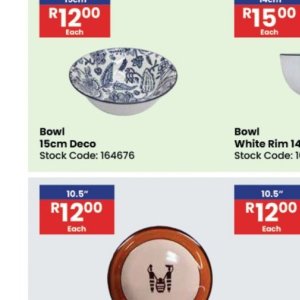Bowl at Africa Cash and Carry