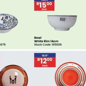 Bowl at Africa Cash and Carry