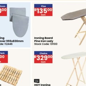 Ironing board at Africa Cash and Carry