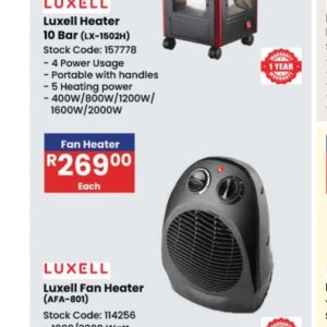 Heater at Africa Cash and Carry