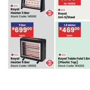 Heater at Africa Cash and Carry