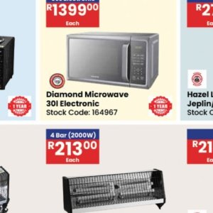 Microwave oven at Africa Cash and Carry