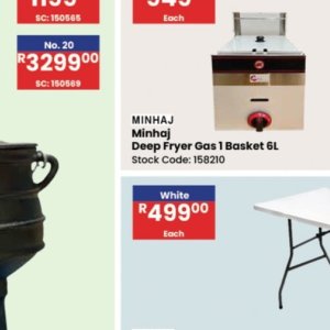 Deep fryer at Africa Cash and Carry