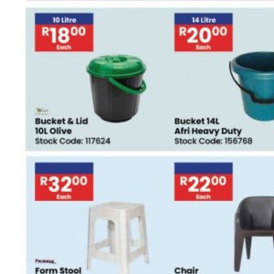 Bucket at Africa Cash and Carry