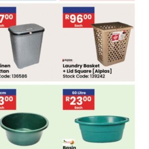 Laundry basket at Africa Cash and Carry