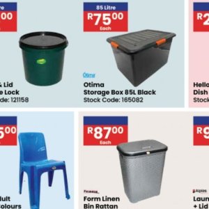 Storage box at Africa Cash and Carry