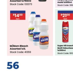 Bleach at Africa Cash and Carry