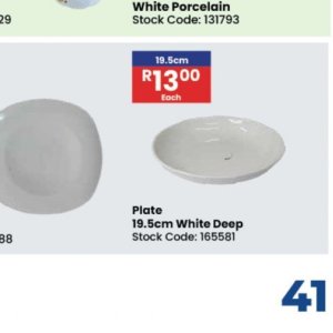 Plate at Africa Cash and Carry