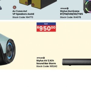 Sound bar at Africa Cash and Carry