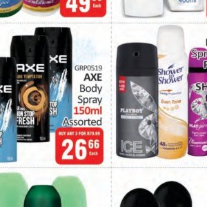 Body spray at Kit Kat Cash&Carry