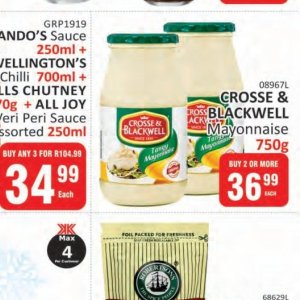 Mayonnaise at Kit Kat Cash&Carry