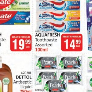 Toothpaste aquafresh  at Kit Kat Cash&Carry