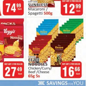 Noodles at Kit Kat Cash&Carry