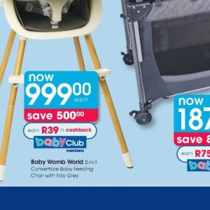 Baby chairs at Clicks