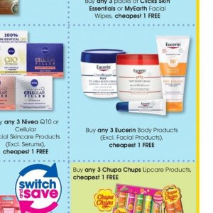 Body cream at Clicks
