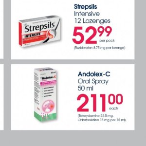 Oral spray at Clicks