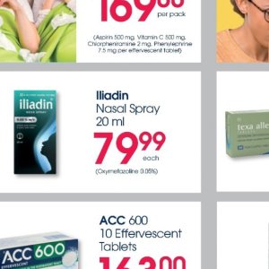 Nasal spray at Clicks