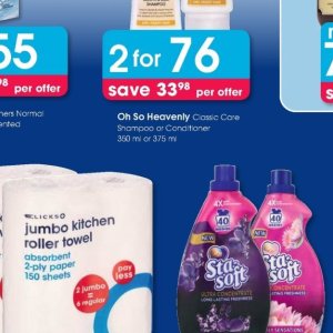 Shampoo at Clicks