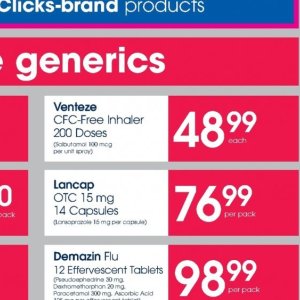 Inhaler at Clicks