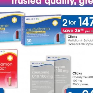 Vitamins at Clicks