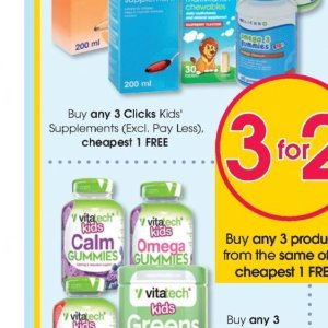 Supplements at Clicks