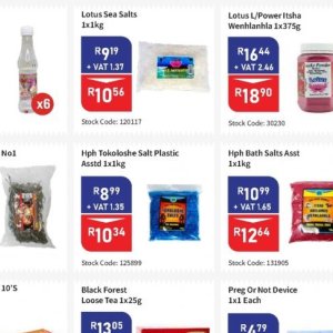 Salt at Africa Cash and Carry