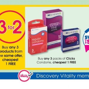 Condoms at Clicks