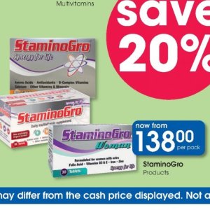 Vitamins at Clicks