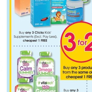 Supplements at Clicks