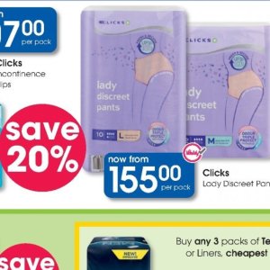 Pants at Clicks