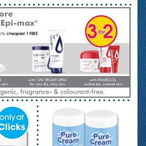 Foot cream at Clicks