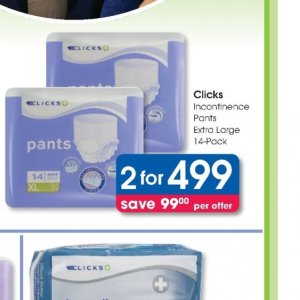 Pants at Clicks