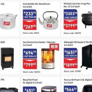 Heater at Africa Cash and Carry
