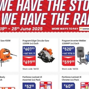 Circular saw at Africa Cash and Carry