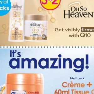Body cream at Clicks