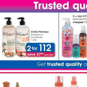 Shampoo at Clicks
