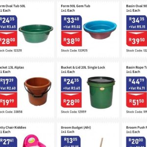 Bucket at Africa Cash and Carry