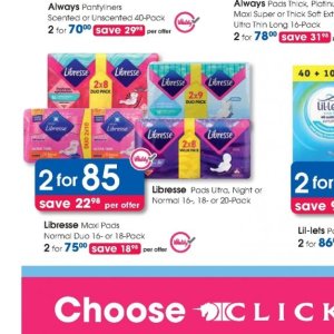   at Clicks
