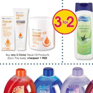 Body cream at Clicks