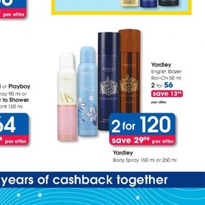 Body spray at Clicks