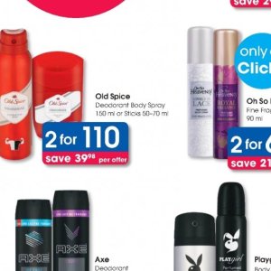 Deodorant at Clicks
