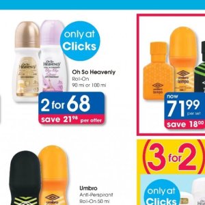 Roll-on at Clicks