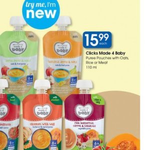 Purees at Clicks