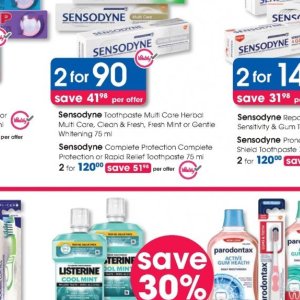 Toothpaste at Clicks