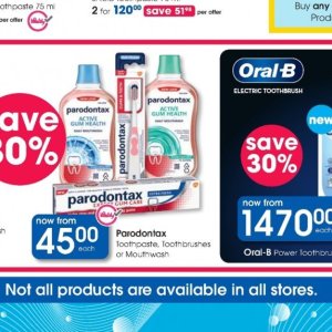 Toothpaste at Clicks