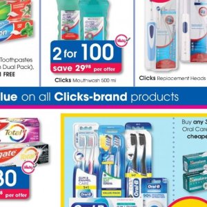 Mouthwash at Clicks